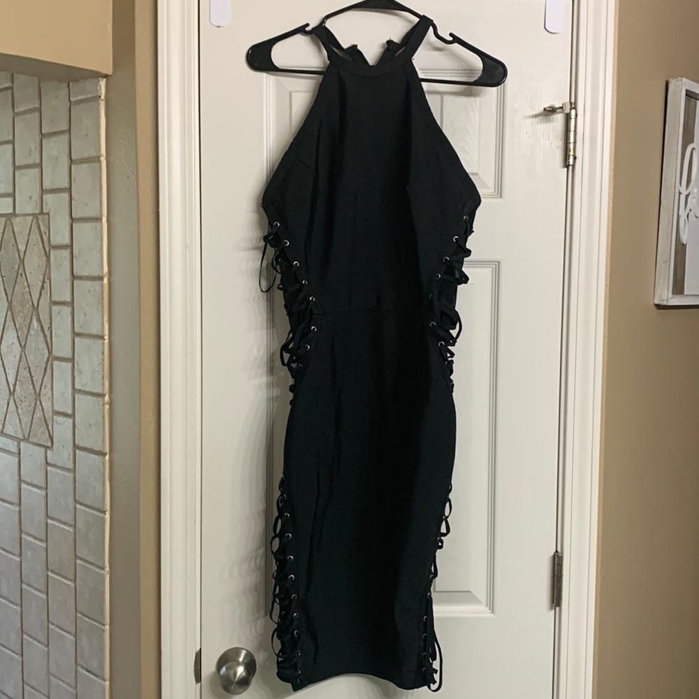 Women’s Black Bandage Dress